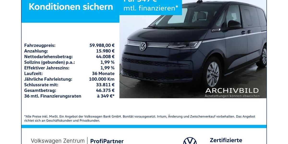 VW T7 Multivan 17.386 km 59.988 &euro; Leverkusen 51379