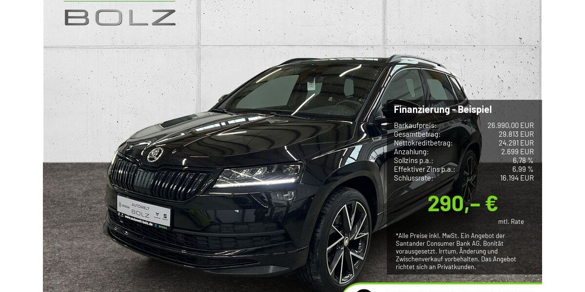 Skoda Karoq 70.188 km 26.890 &euro; Pulheim-Brauweiler 50259