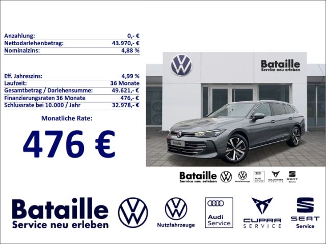 VW Passat Variant 9.500 km 41.790 &euro; Jülich 52428