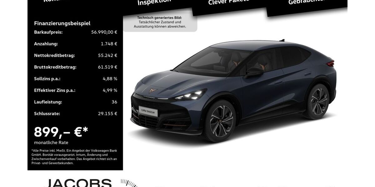 Cupra Tavascan 3.333 km 56.990 &euro; Düren 52351