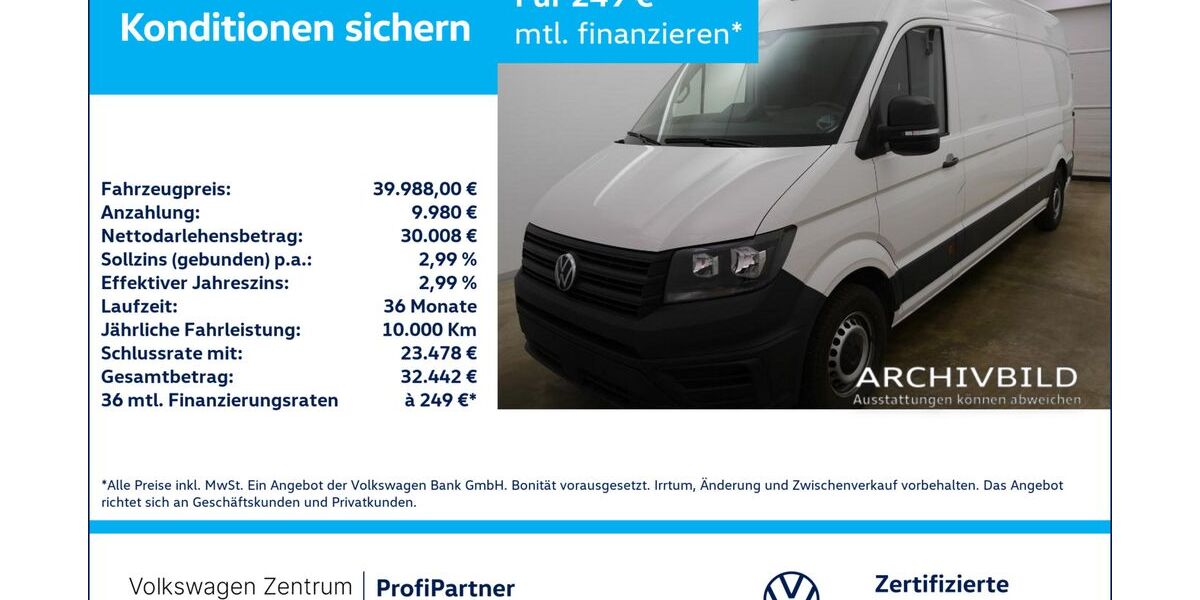 VW Crafter 36.033 km 39.988 &euro; Leverkusen 51379