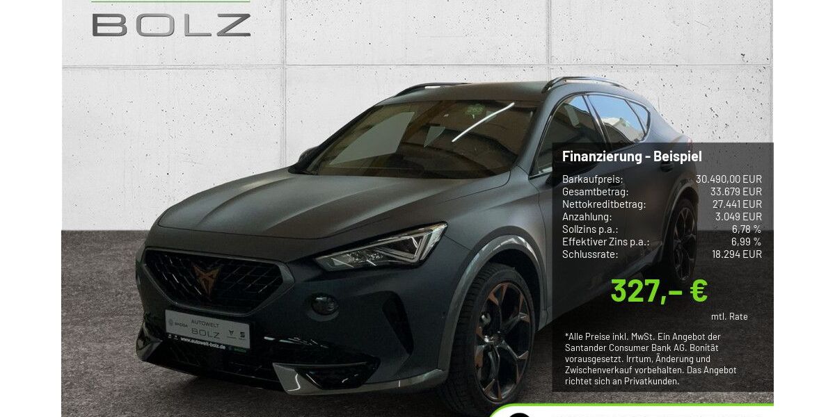 Cupra Formentor 47.238 km 29.690 &euro; Pulheim-Brauweiler 50259