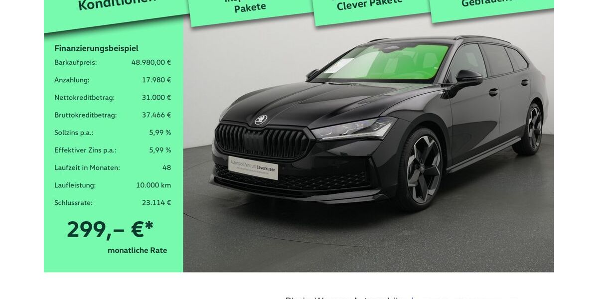 Skoda Superb 1.009 km 46.980 &euro; Leverkusen 51379