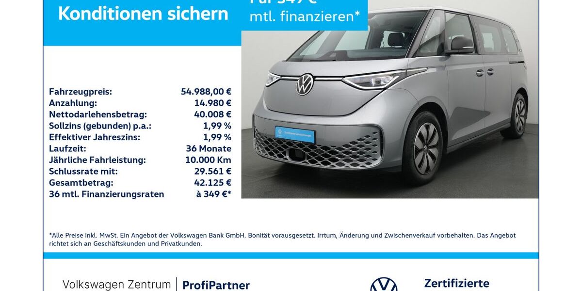 VW ID. Buzz 18.196 km 54.988 &euro; Leverkusen 51379
