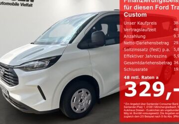 Ford Transit Custom 4.500 km 38.490 &euro; Euskirchen 53881