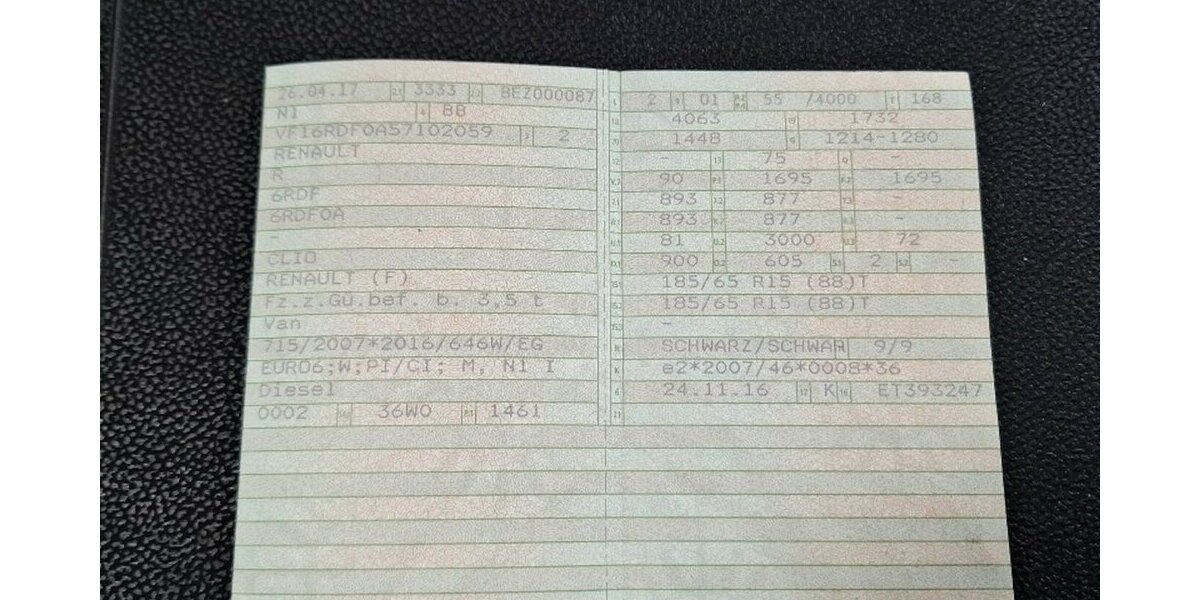 Renault Clio Cargo Klimatr Navi 2 Sitze ZR+WaPuNeu E6 N1 83.000 km 8.250 &euro; Erftstadt 50374