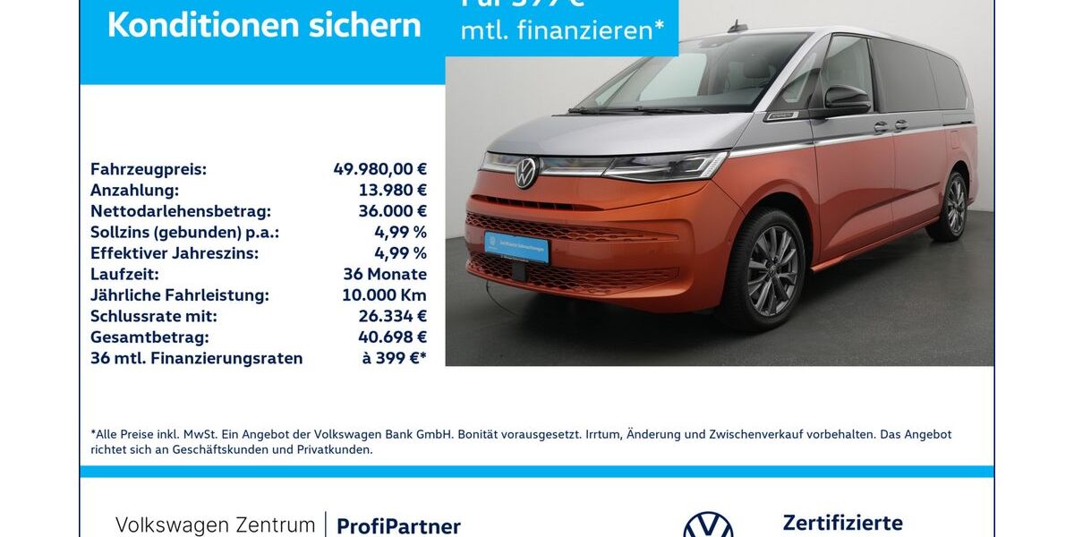 VW T7 Multivan 49.946 km 48.980 &euro; Leverkusen 51379