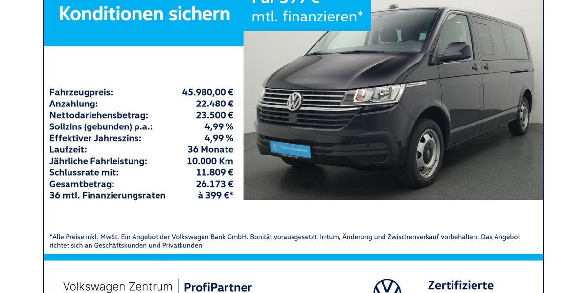 VW T6 Caravelle 29.979 km 46.480 &euro; Leverkusen 51379