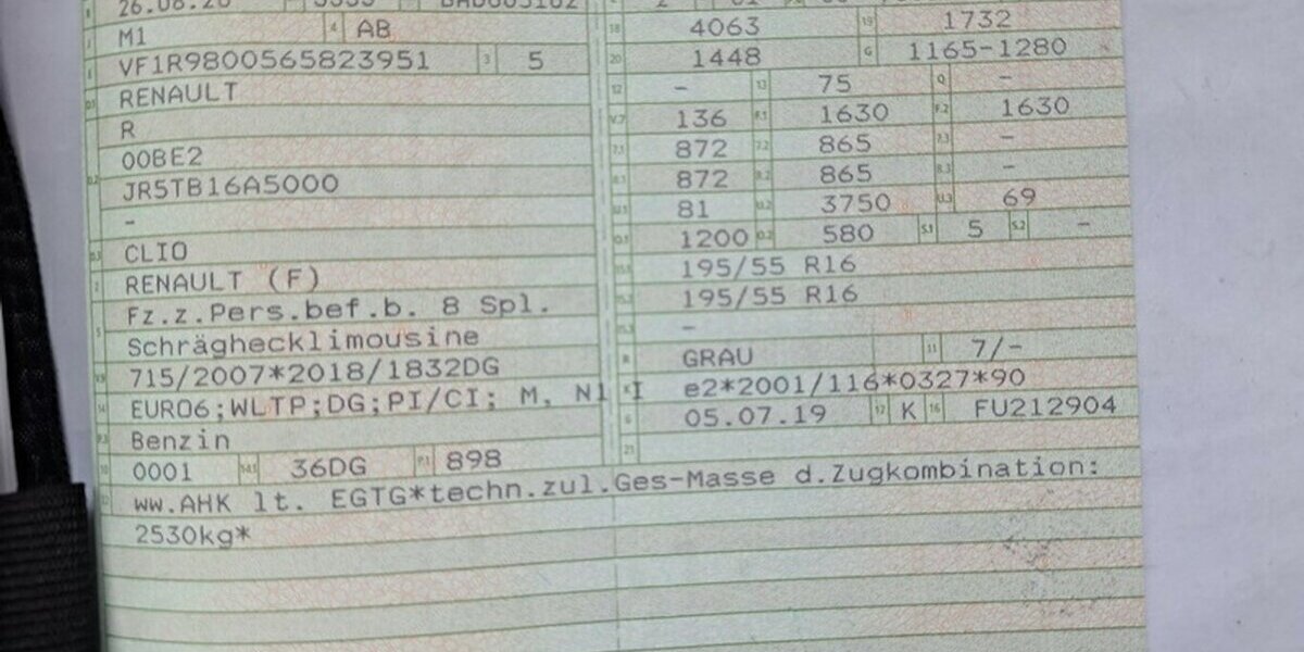 Renault Clio Navi Klimatr.Temp.Alu 1.Hd TÜV neu GARANTIE 45.000 km 12.250 &euro; Erftstadt 50374