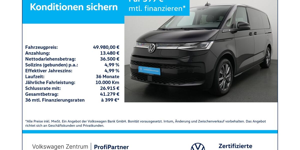 VW T7 Multivan 53.351 km 45.980 &euro; Leverkusen 51379