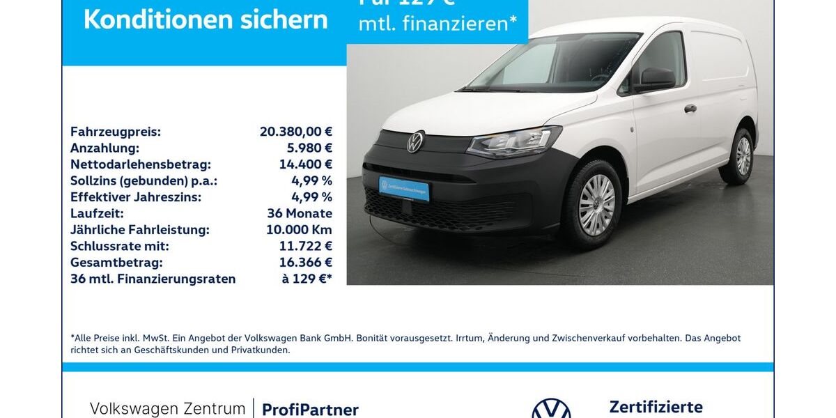 VW Caddy 19.414 km 19.980 &euro; Leverkusen 51379