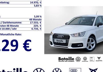 Audi A1 34.199 km 14.470 &euro; Jülich 52428